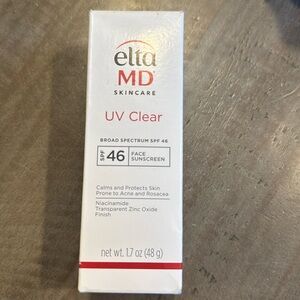 Elta MD UV Clear SPF 46 Sunscreen 1.7 oz Exp 5/26 New